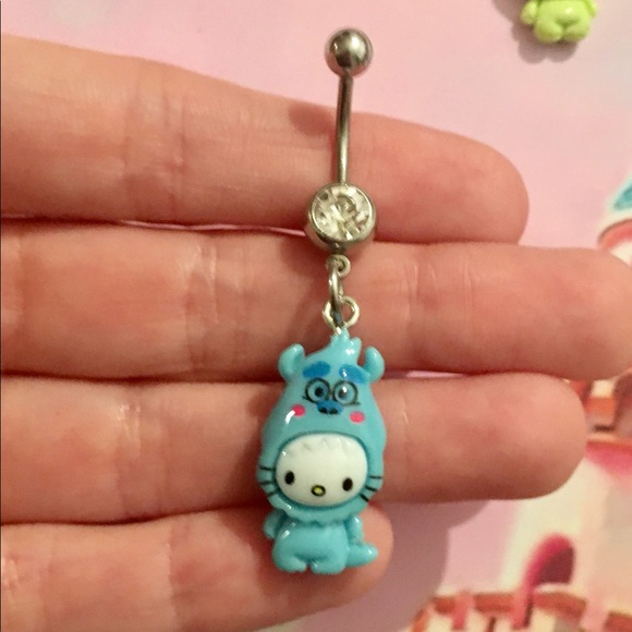 COPY - BFF Monsters Inc Hello Kitty Belly Button Ring Set - Picture 3 of 6